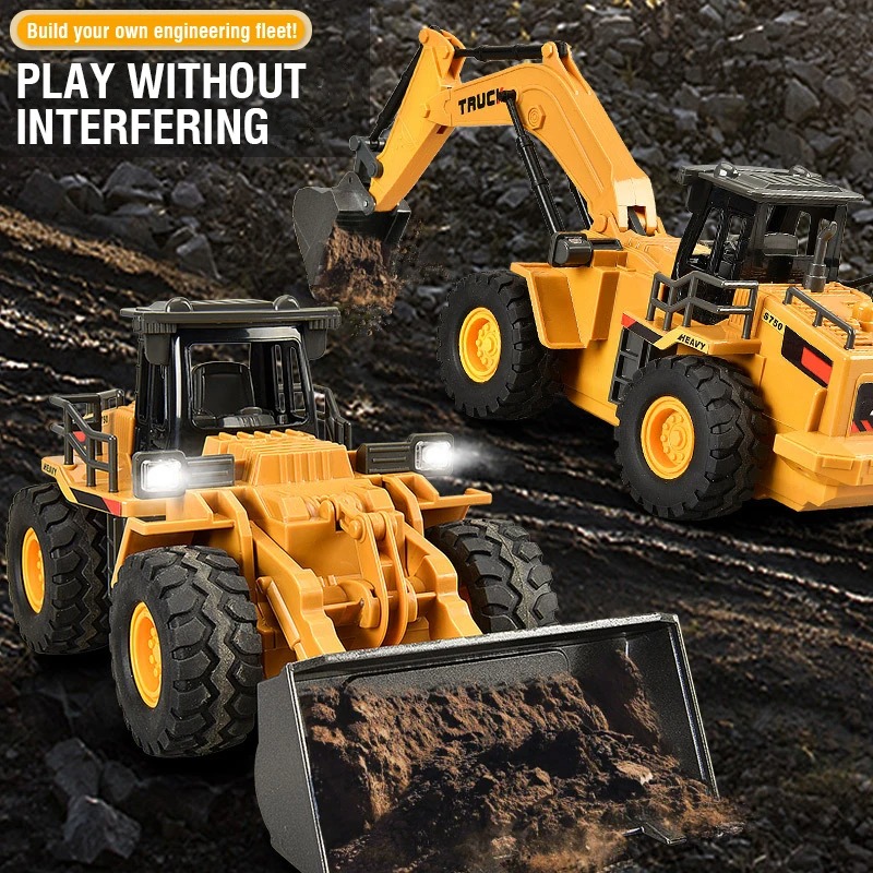 Rc Hobby Excavator - 9CH Alloy RC Excavator Dump Truck