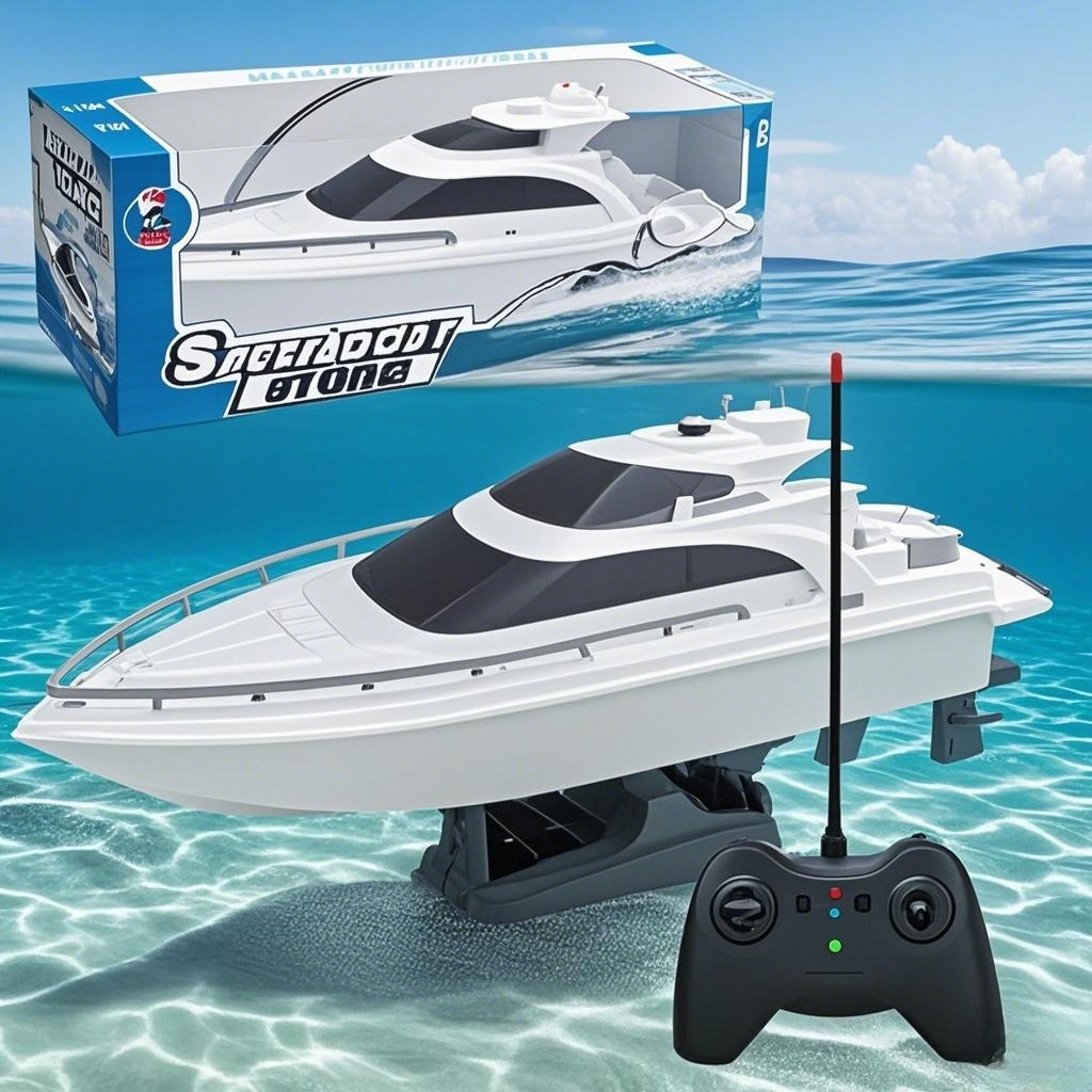 Rc Hobby Grade Boat - High-Speed RC Boat Toy for Boys