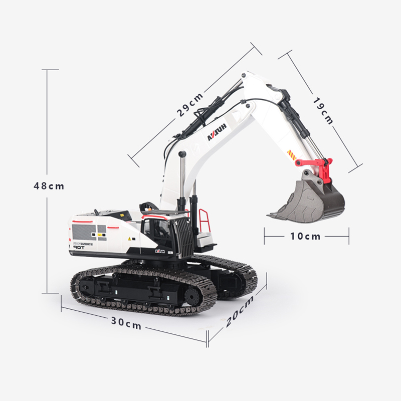 Rc Hobby Excavator - RC Excavator 1/14 HUINA Metal Truck