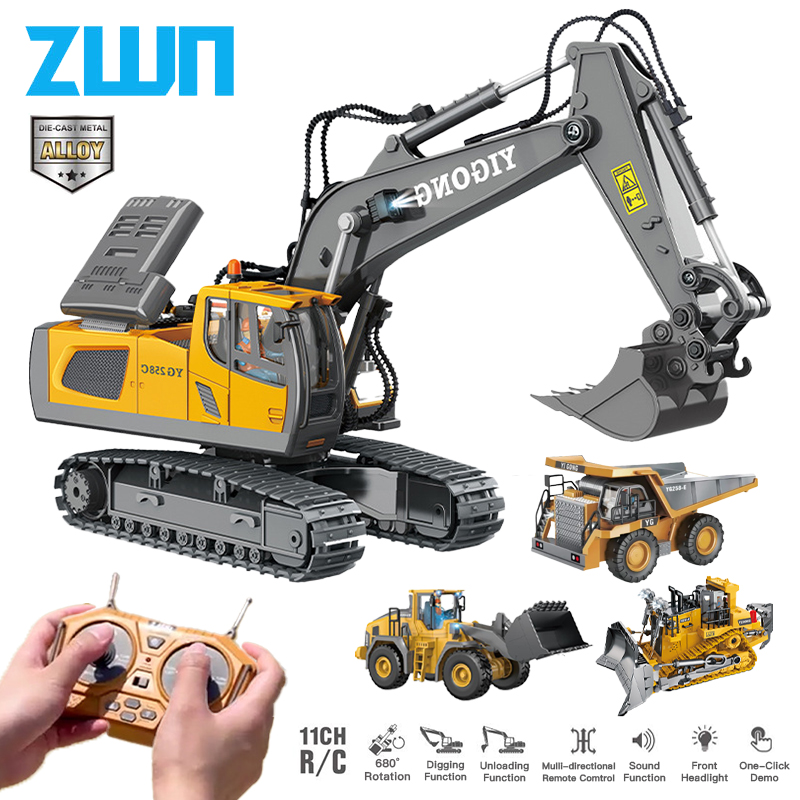 Rc Hobby Excavator - ZWN 2.4G Remote Control Excavator Dump