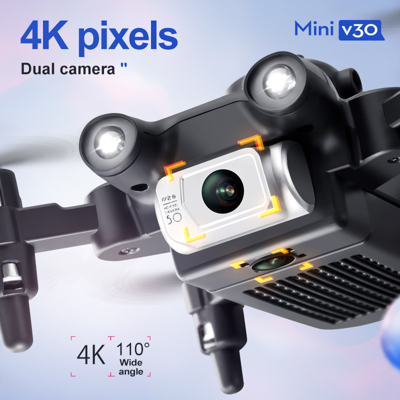 Mini V30 WiFi FPV Drone With 4 - Rc Hobby Drone 评论和价格
