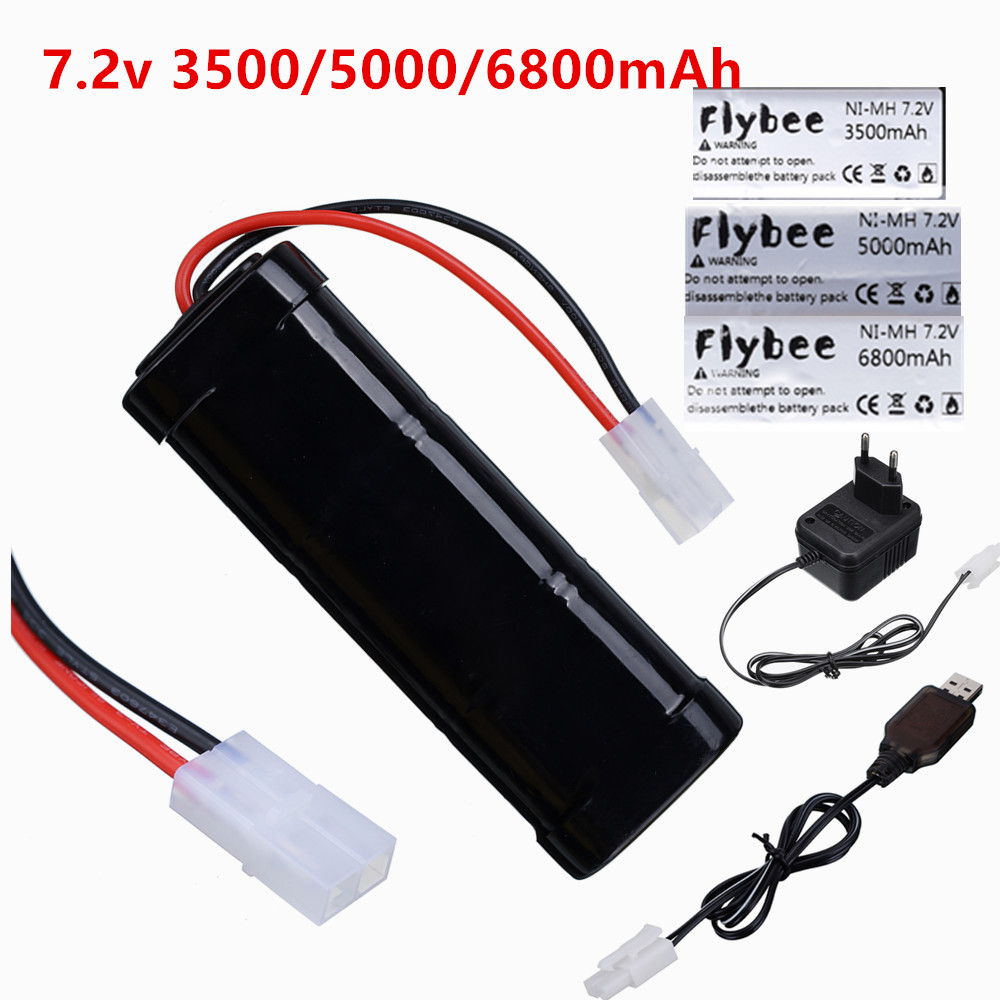 New 7.2V Battery 5000/6800mAh  - Rc Hobby Tank 评论和价格