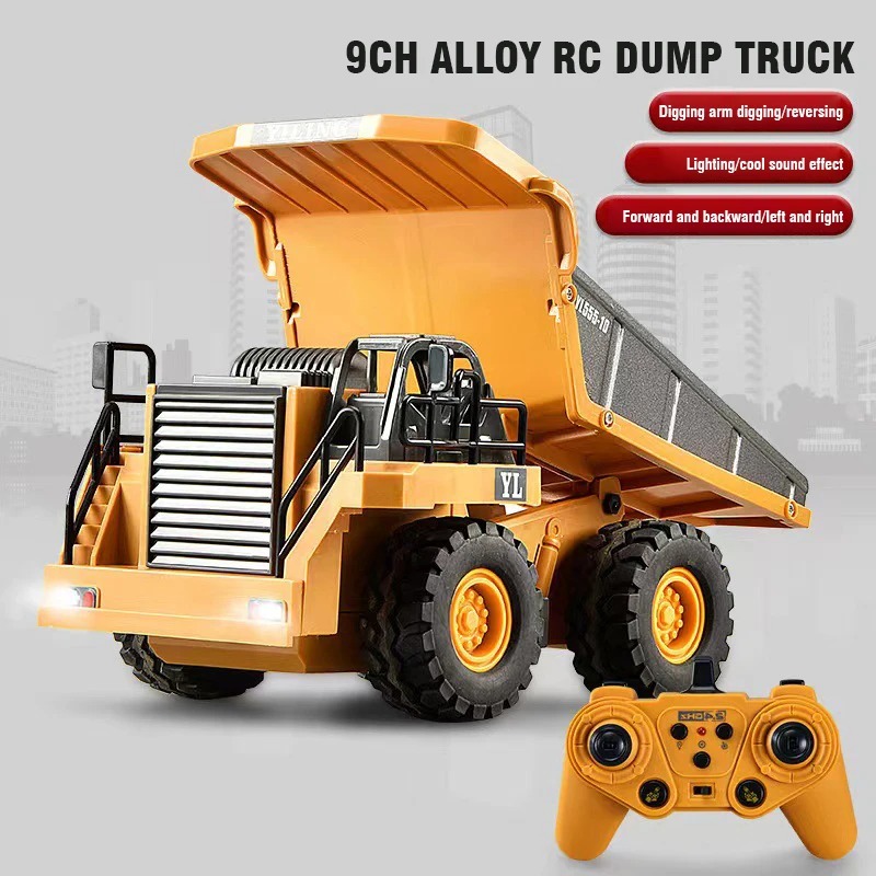 9CH Alloy RC Excavator Dump Tr - Rc Hobby Excavator 评论和价格