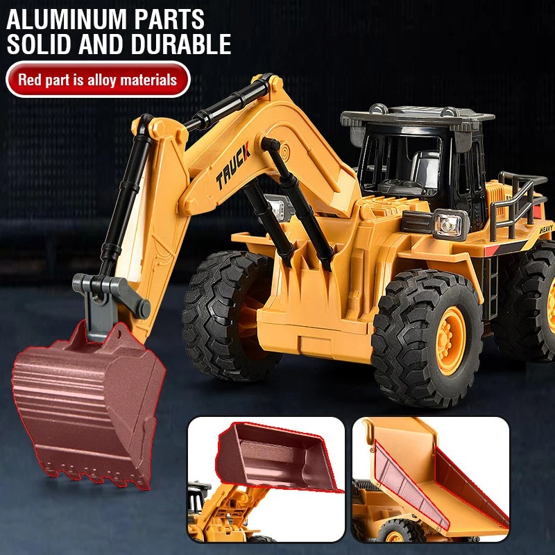 9CH Alloy RC Excavator Dump Tr - Rc Hobby Excavator 评论和价格