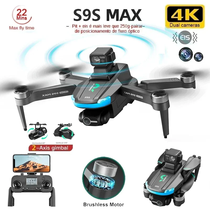NEW S9S MAX MINI Drone 4K 2-Ax - Rc Hobby Drone 评论和价格