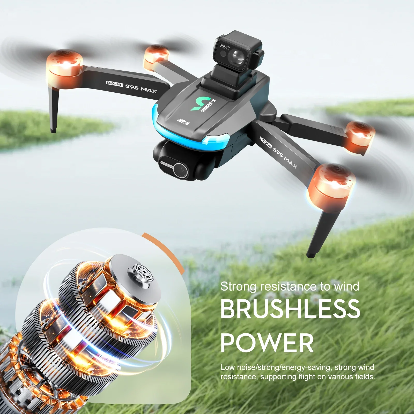 NEW S9S MAX MINI Drone 4K 2-Ax - Rc Hobby Drone 评论和价格
