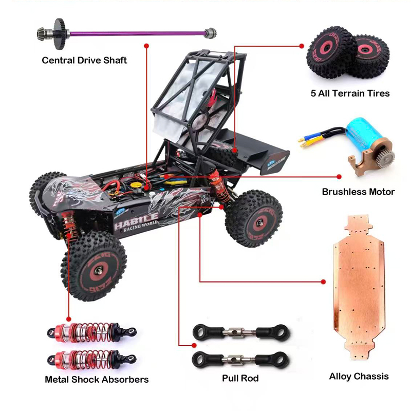 75 KM/H WLtoys 124016 V8 RC Ca - Rc Hobby Grade Drift Car 评论和价格