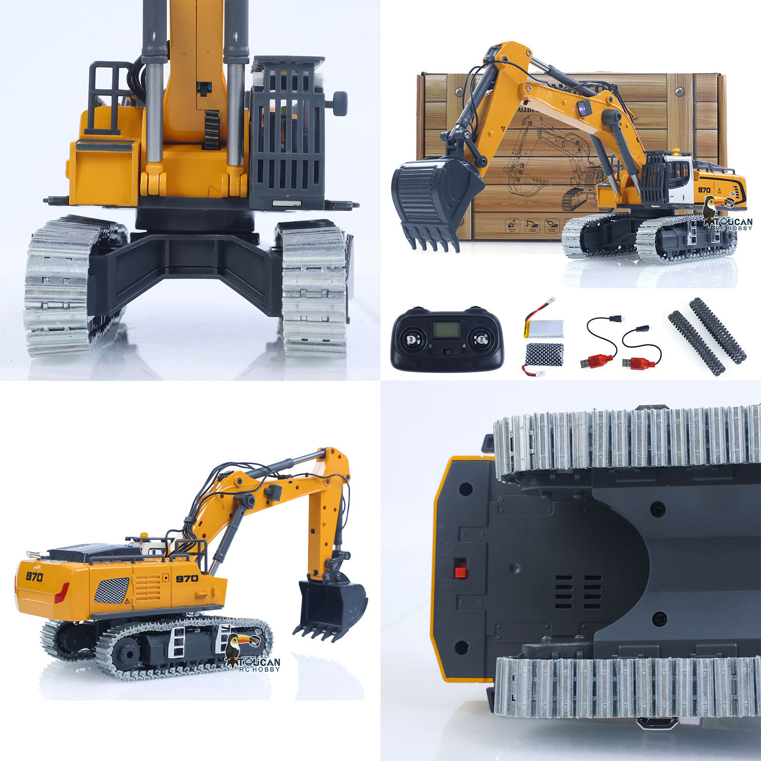 Gift Mini 1/50 RTR 970 RC Exca - Rc Hobby Excavator 评论和价格