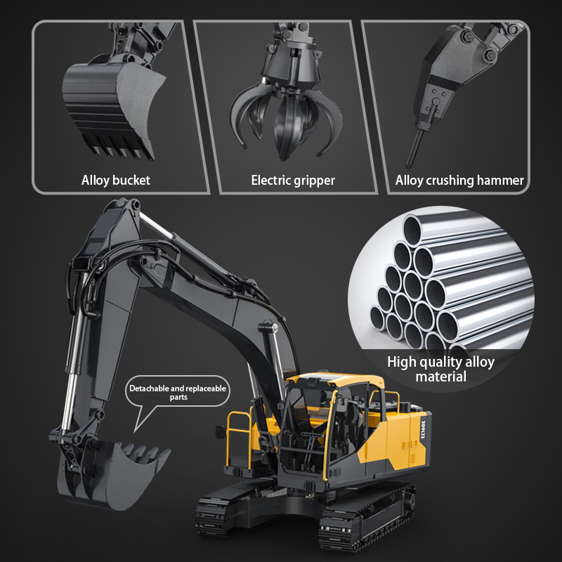 Double E E598  EC160E 1:16 E59 - Rc Hobby Excavator 评论和价格