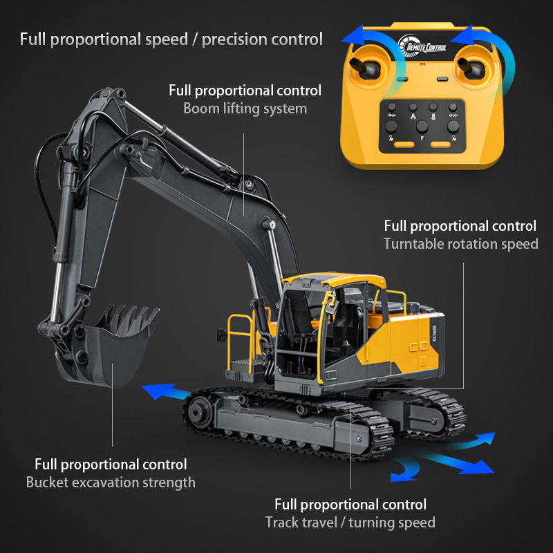 Double E E598  EC160E 1:16 E59 - Rc Hobby Excavator 评论和价格
