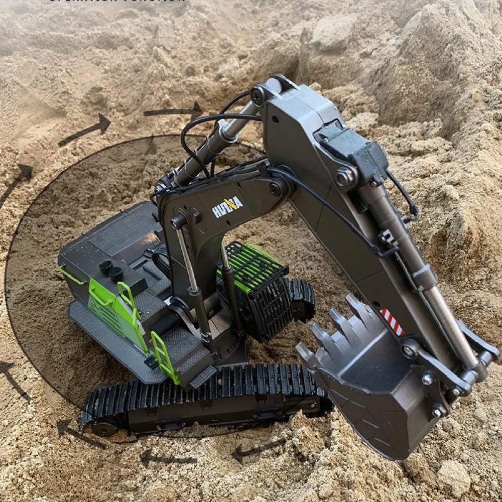 HUINA 1593 1/14 RC Excavator T - Rc Hobby Excavator 评论和价格