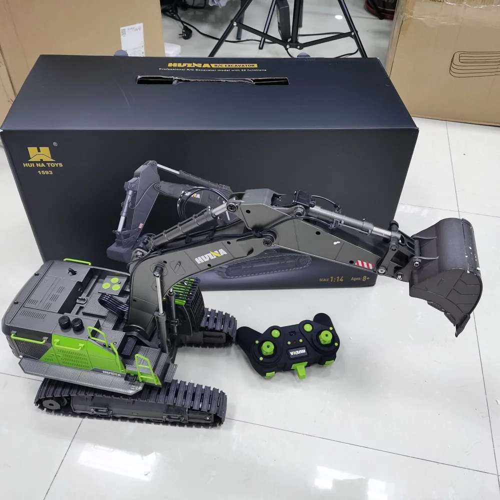 HUINA 1593 1/14 RC Excavator T - Rc Hobby Excavator 评论和价格
