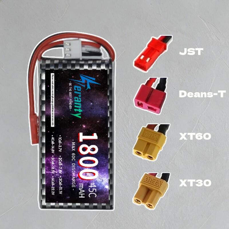 TERANTY 2S 3S 4S 1800mAh Lipo  - Lipo Battery 4S 评论和价格
