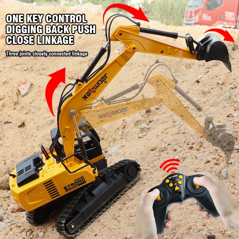 Huina Rc Excavator 1/24 9Ch Re - Rc Hobby Excavator 评论和价格
