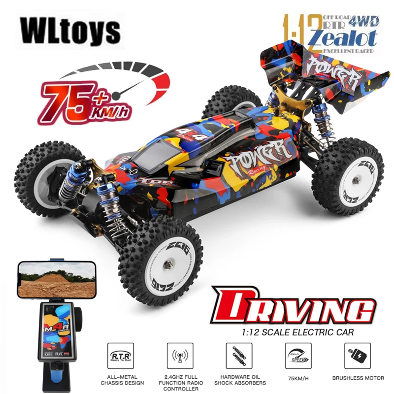 WLtoys 124017 124007 75KM/H  R - Rc Hobby Grade Drift Car 评论和价格