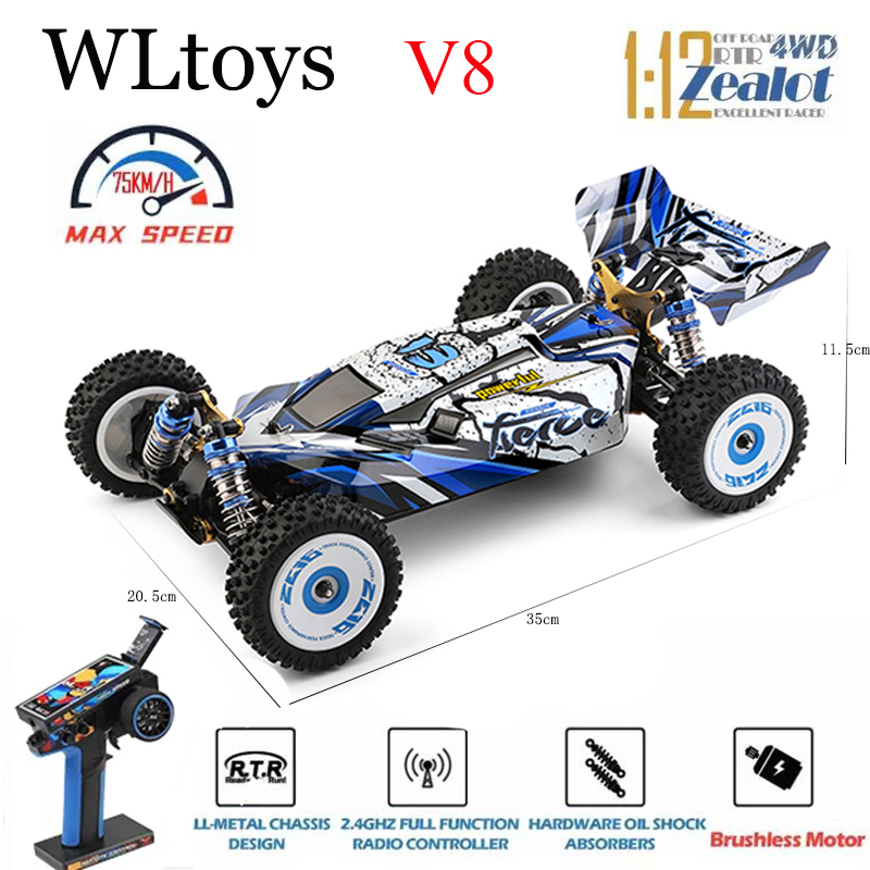 WLtoys 124017 124007 75KM/H  R - Rc Hobby Grade Drift Car 评论和价格