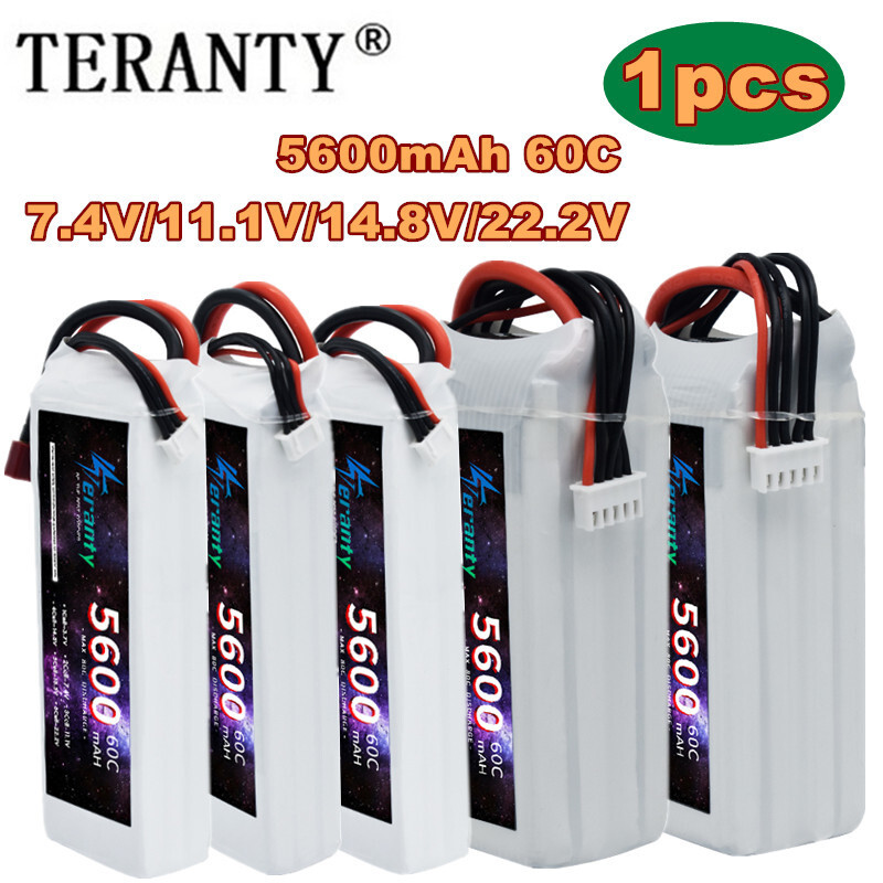 TERANTY 5600MAH 60C 2S 3S 4S 6 - Lipo Battery 4S 评论和价格