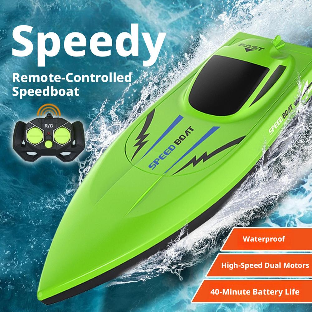 2.4G RC High Speed Speedboat W - Rc Hobby Grade Boat 评论和价格