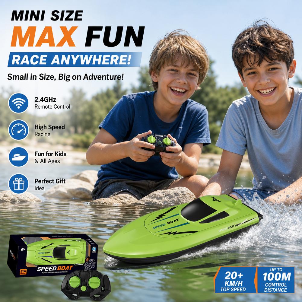 2.4G RC High Speed Speedboat W - Rc Hobby Grade Boat 评论和价格