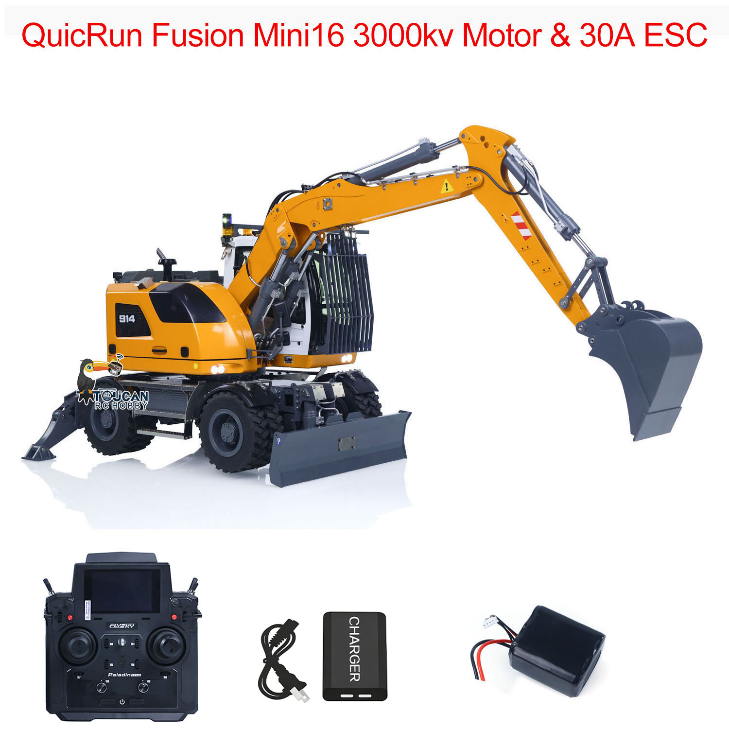 RTR 1/14 RC Hydraulic Excavato - Rc Hobby Excavator 评论和价格