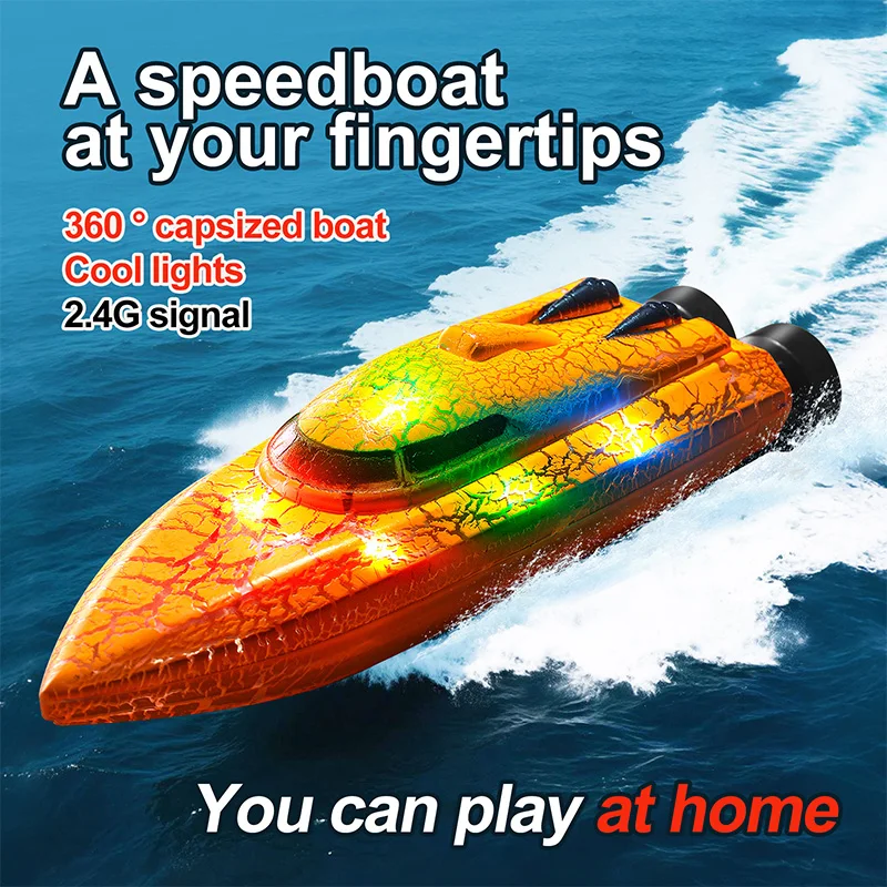 2.4G Mini RC Boat With Lights  - Rc Hobby Grade Boat 评论和价格