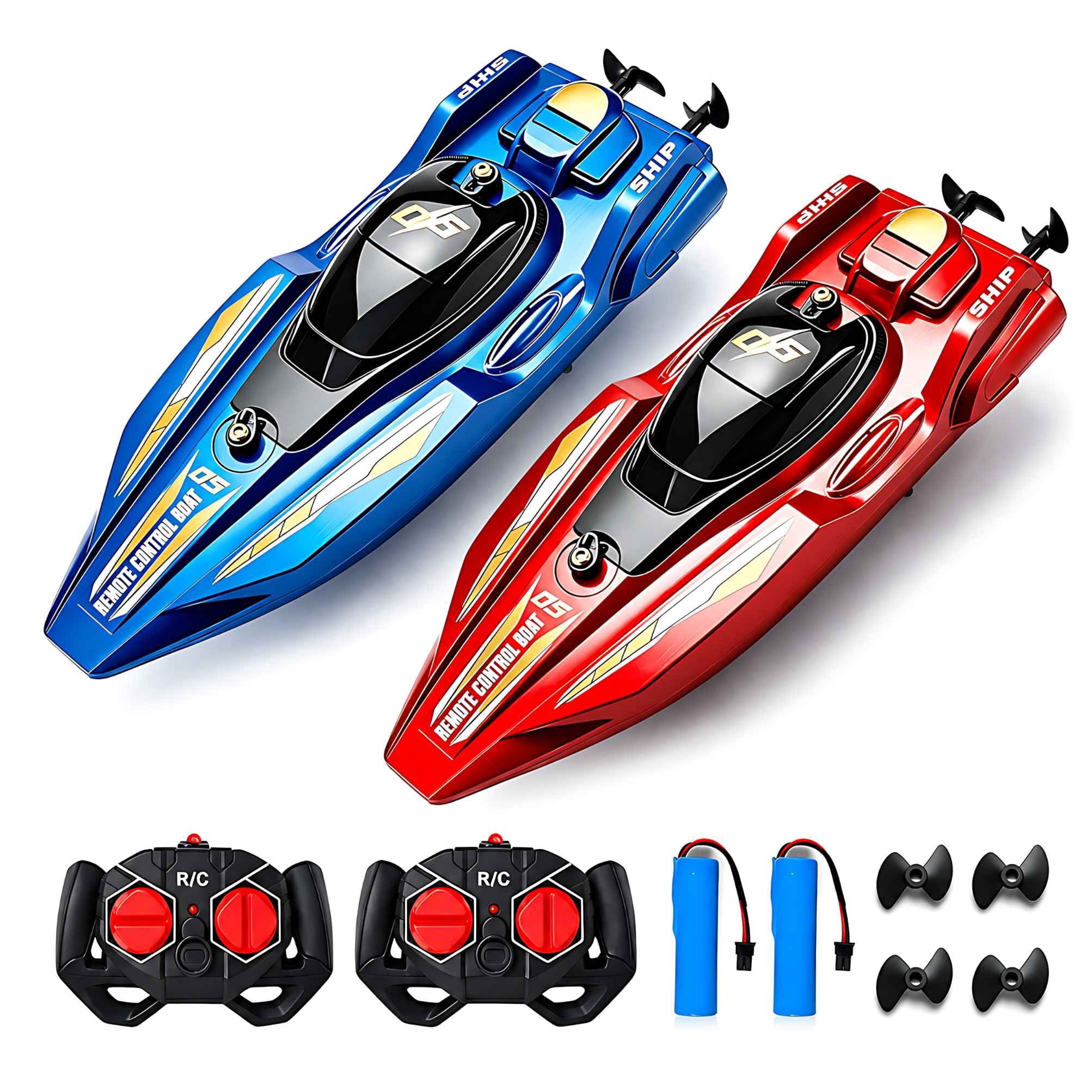 2Pcs RC Speed Boat Set Remote  - Rc Hobby Grade Boat 评论和价格