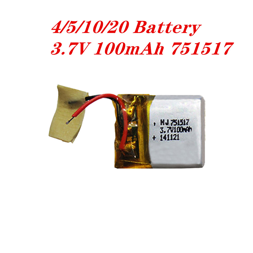 4/5/10/20pcs 1S 3.7V 100mAh Li - Rc Hobby Parts 评论和价格