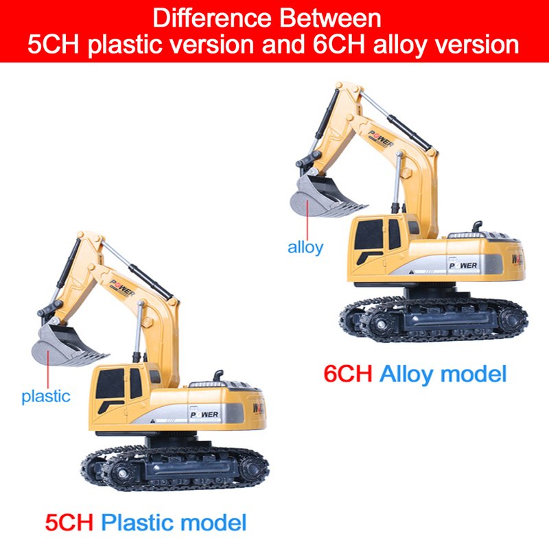 RC Excavator 2.4Ghz 6 Channel  - Rc Hobby Excavator 评论和价格